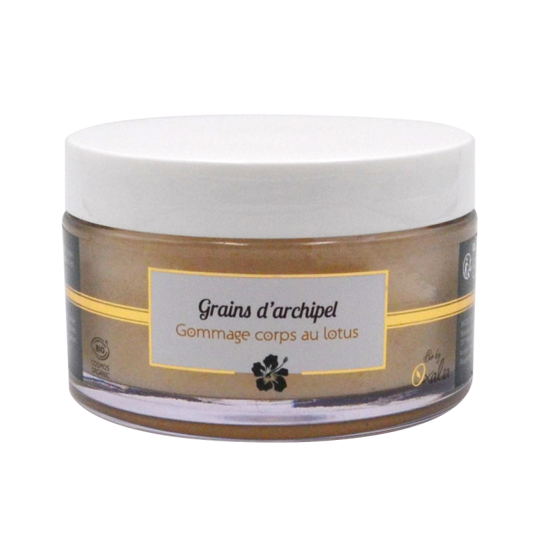 Gommage corps au lotus - Grains d'archipel