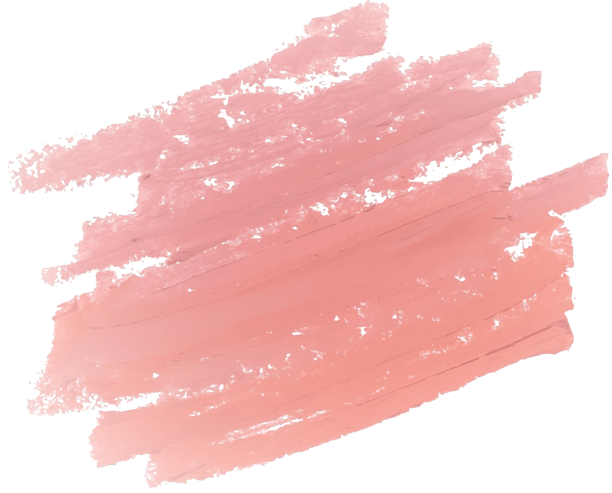 Illustration d'un rouge à lèvres rose appliqué sur une surface plane