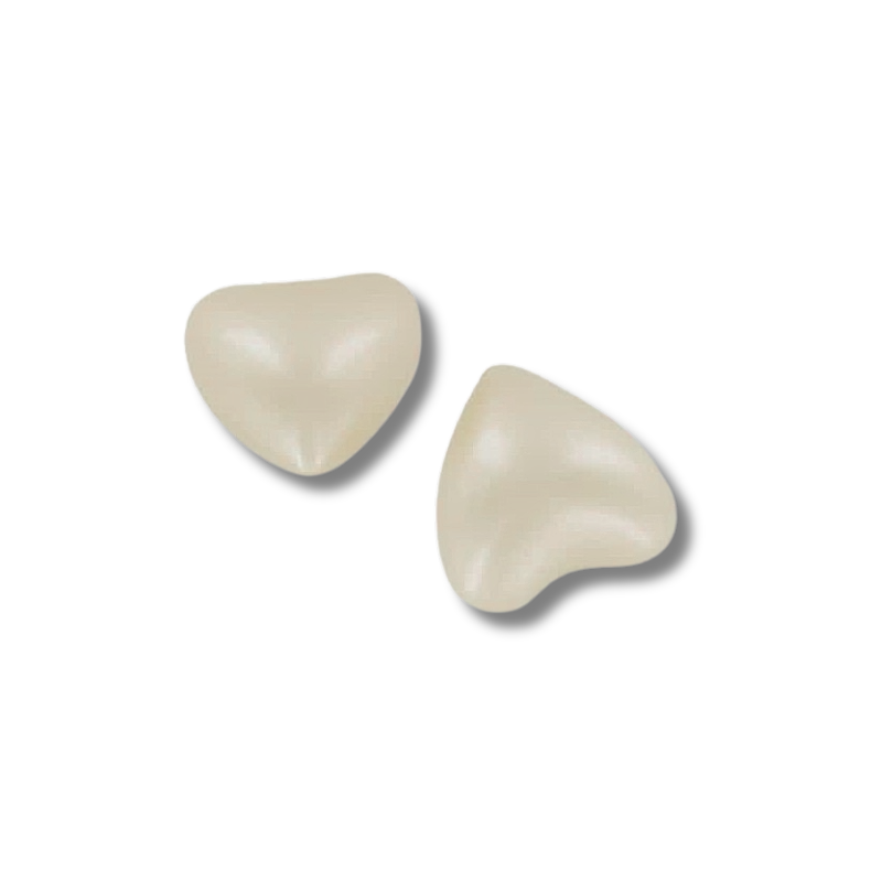 perle de bain cœur vanille